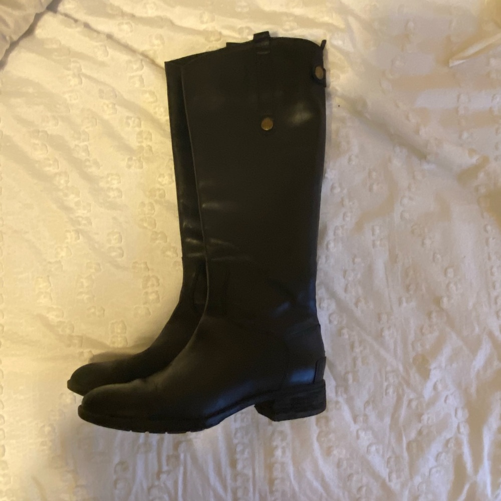 SAM EDELMAN PENNY BOOTS -BLACK